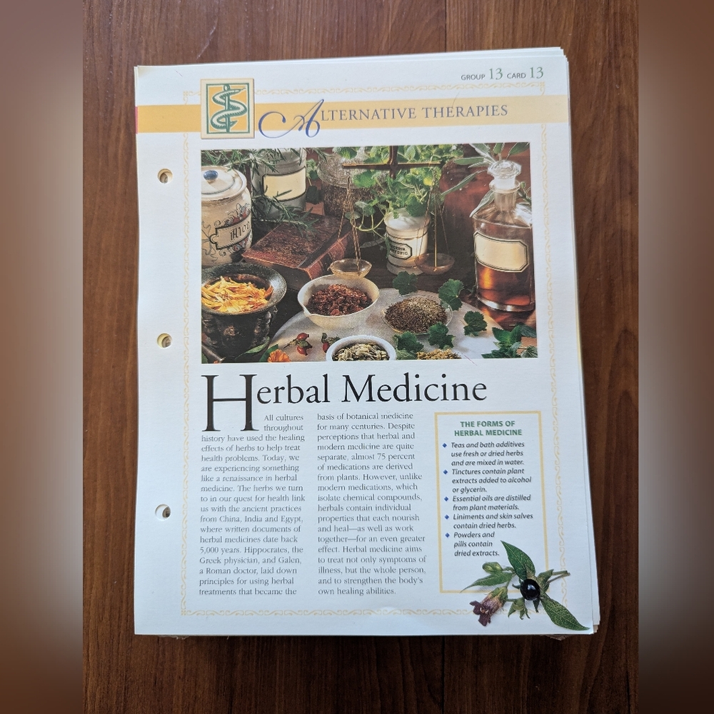 Alternative Therapies Herbal Medicine Pages